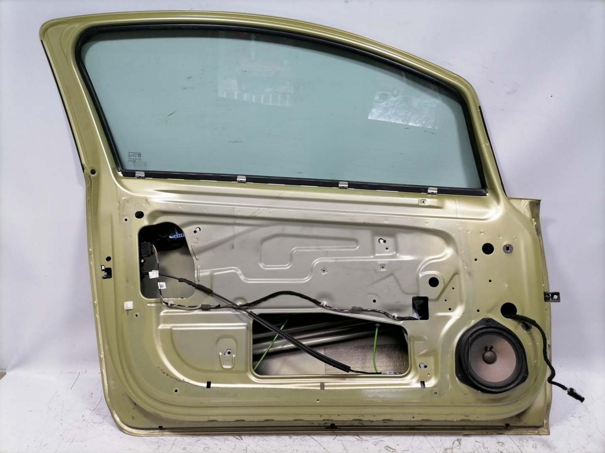 Opel Corsa D original T&uuml;r vorn links Z30E Green Tea 3 T&uuml;rer Rohbau BJ06